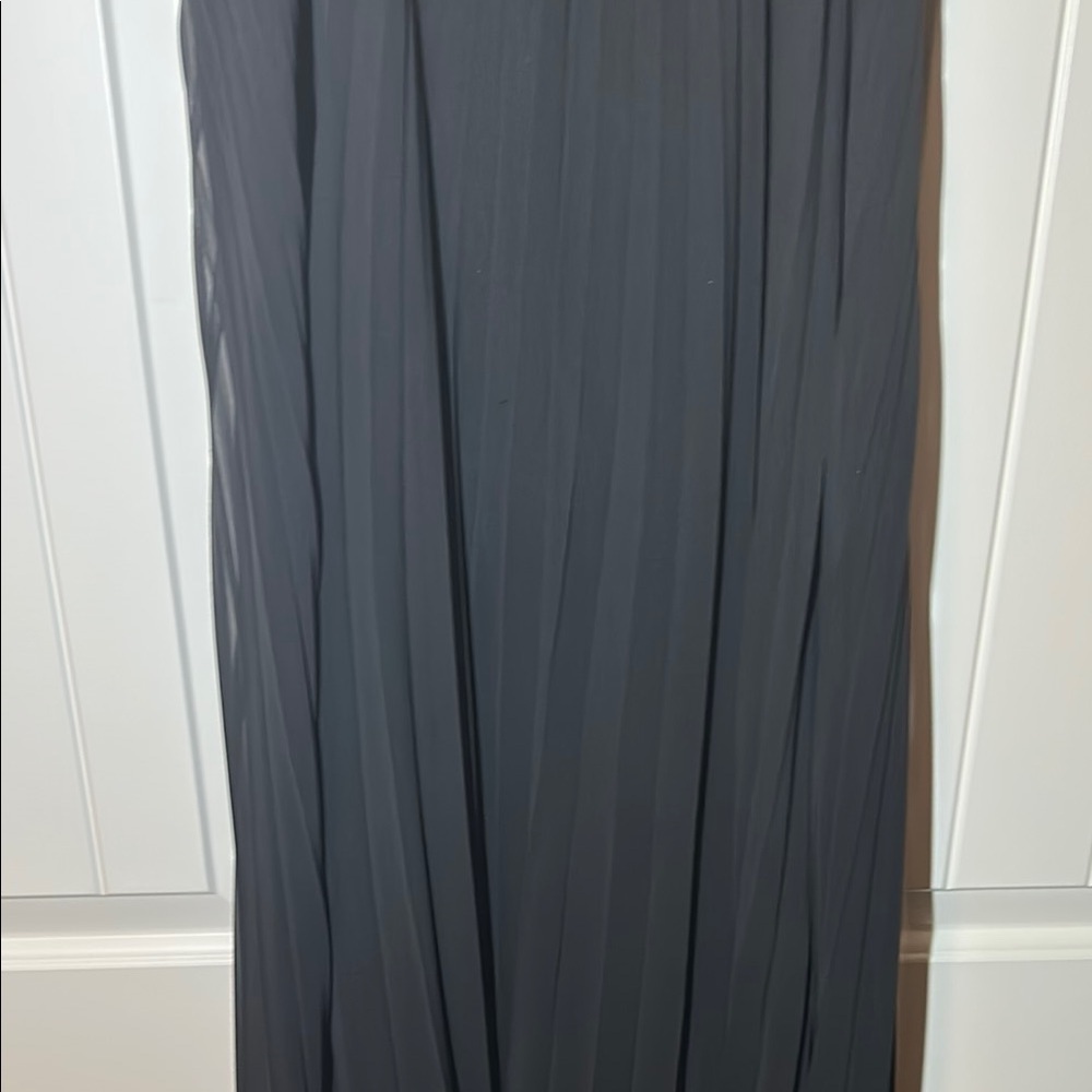 Bisou Bisou Black Scoop Neck Spaghetti Strap Maxi Empire Waist Dress - 4 - Picture 9 of 10
